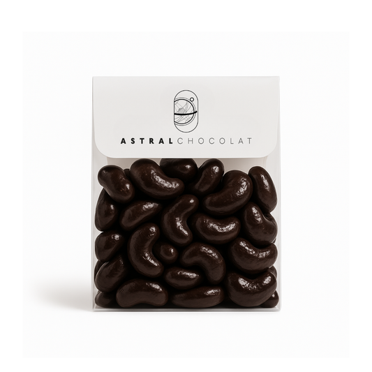Noix de Cajou enrobées de Chocolat Noir Intense