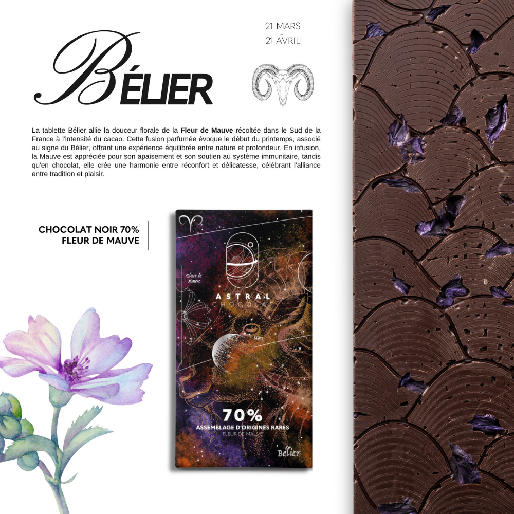 Tablette Bélier - Mauve
