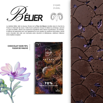 Tablette Bélier - Mauve