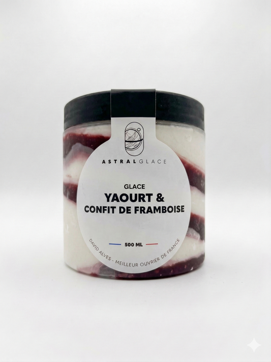 Glace - Yaourt & Confit de Framboise