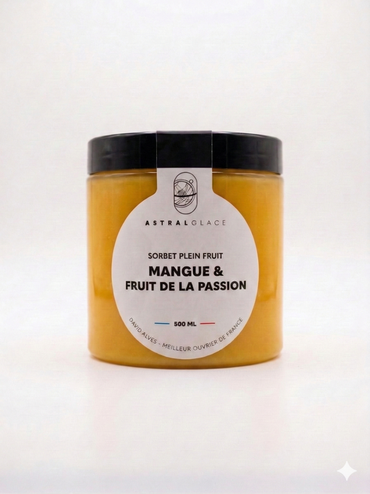 Sorbet Plein Fruit - Mangue & Fruit de la Passion