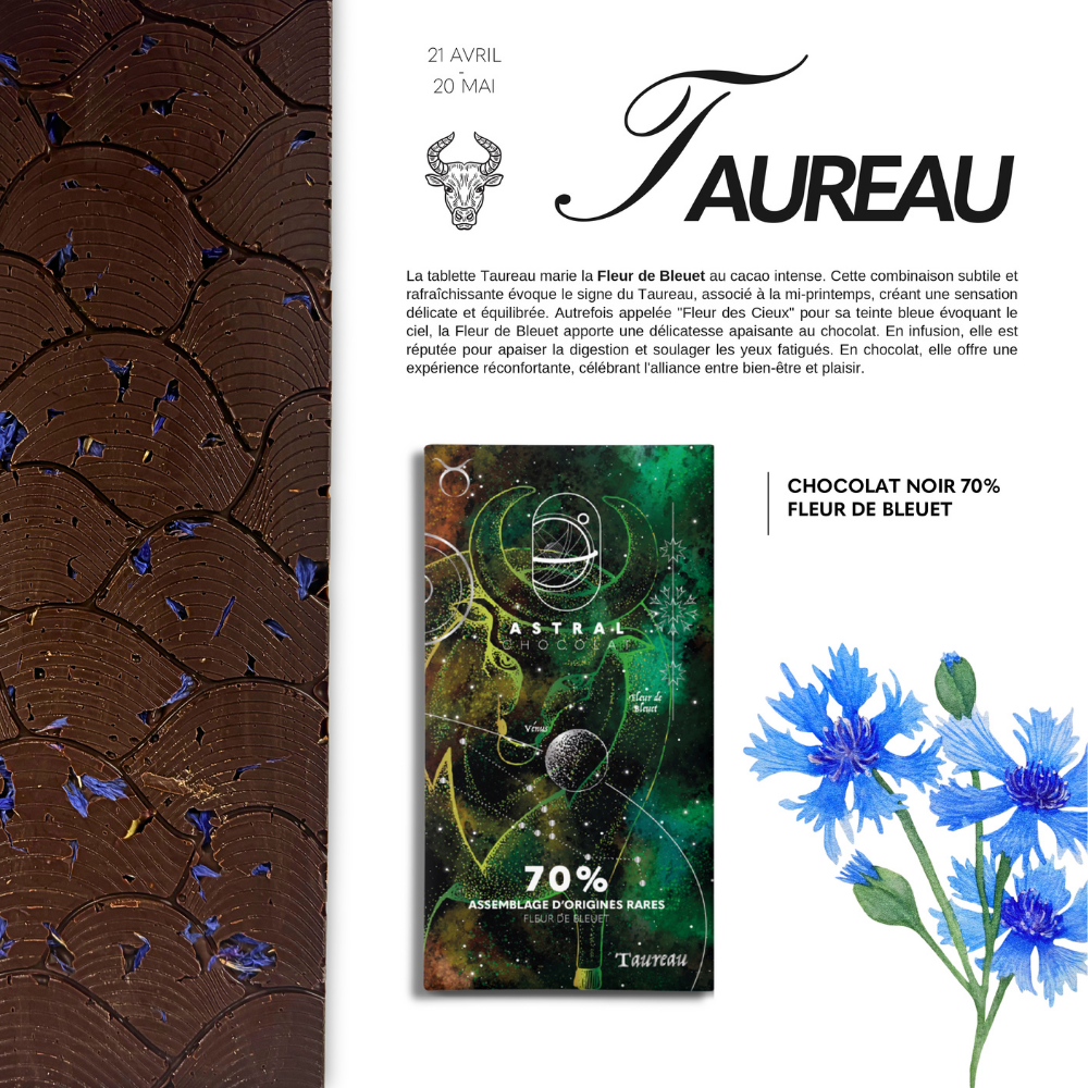 Tablette Taureau - Bleuet