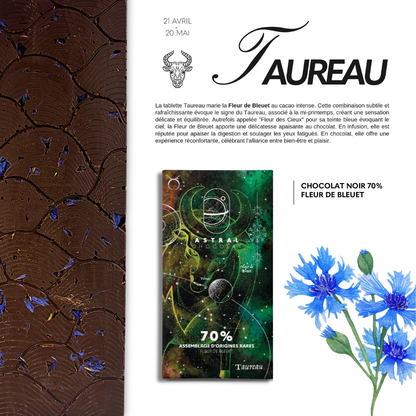 Tablette Taureau - Bleuet