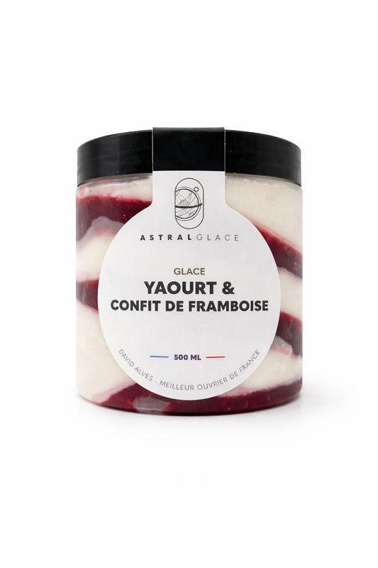 Glace - Yaourt & Confit de Framboise
