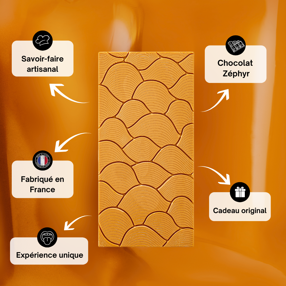 Chocolat blond 35% - Notes de caramel au lait